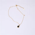 Titanium steel necklace female niche clavicle chain